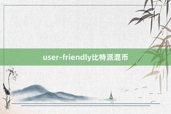 user-friendly比特派混币