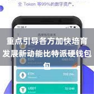 重点引导各方加快培育发展新动能比特派硬钱包